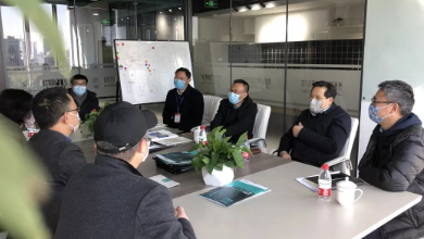 復工第一天，蕭山區(qū)委常委一行蒞臨健培科技考察疫情防控和復工情況